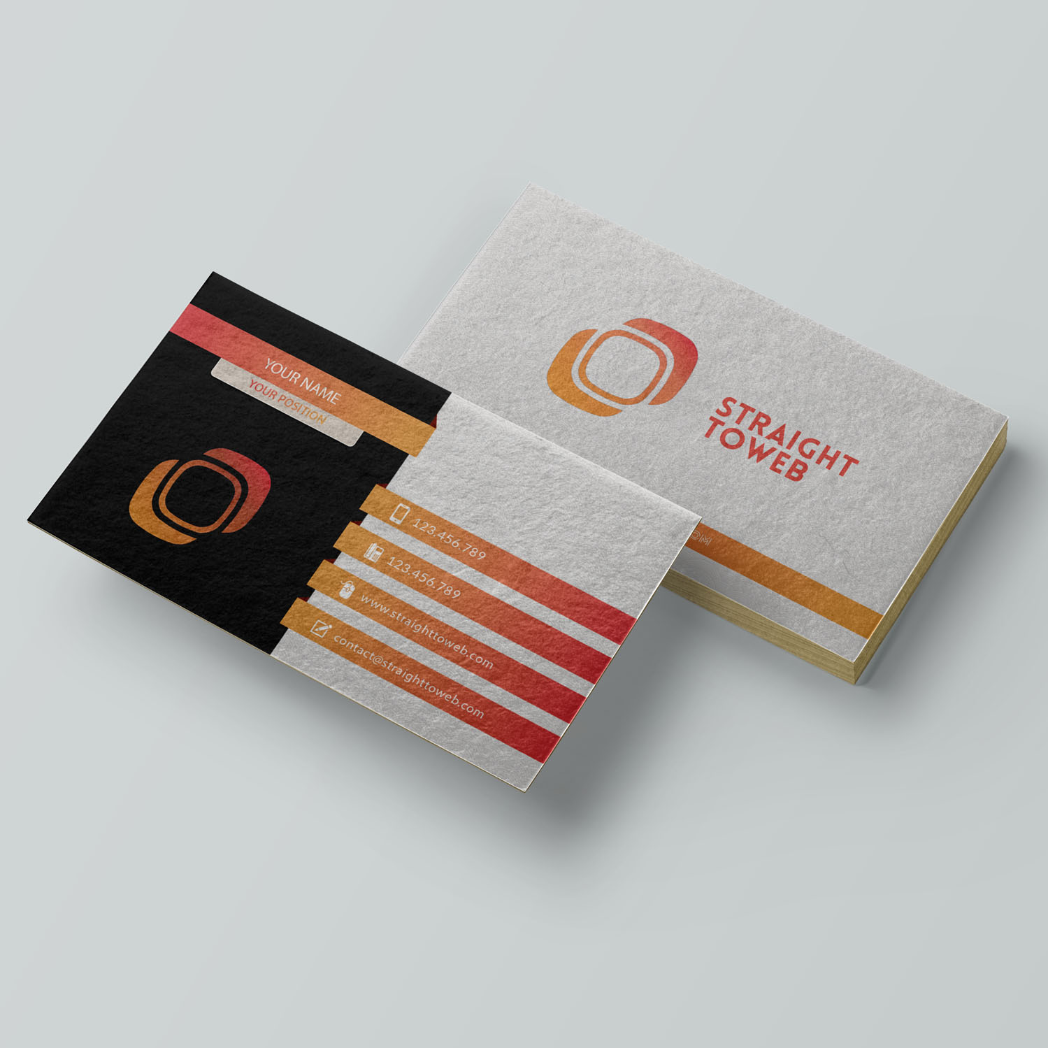 Business Card Design by Blazs91 for Straight To Web LLC | Design #16710182