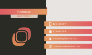 Business Card Design by Blazs91 for Straight To Web LLC | Design: #16710184
