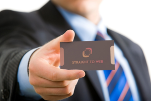 Business Card Design by Blazs91 for Straight To Web LLC | Design: #16756524