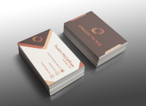 Business Card Design by Blazs91 for Straight To Web LLC | Design: #16756525