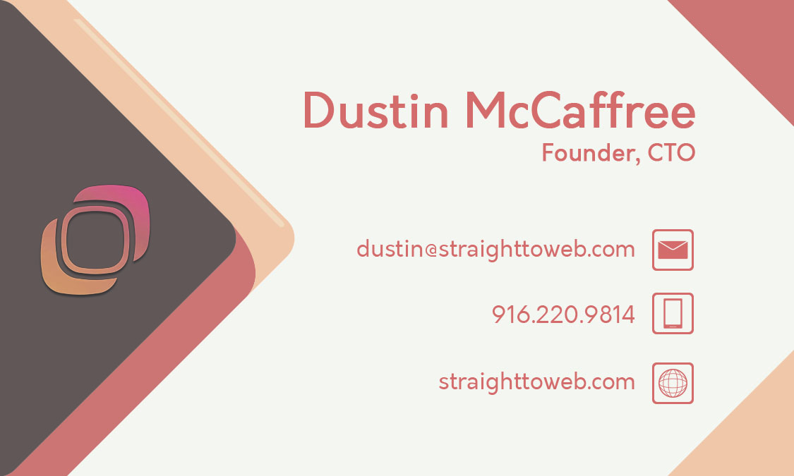 Business Card Design by Blazs91 for Straight To Web LLC | Design #16756527