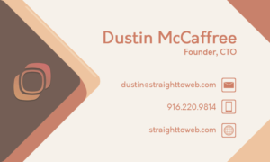 Business Card Design by Blazs91 for Straight To Web LLC | Design: #16756527