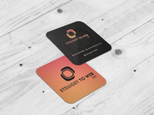 Visitenkarten-Design von Riz' für Straight To Web LLC | Design #16658074