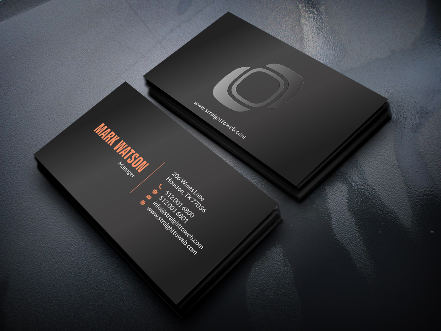 Visitenkarten-Design von SKYdesign für Straight To Web LLC | Design #16709589