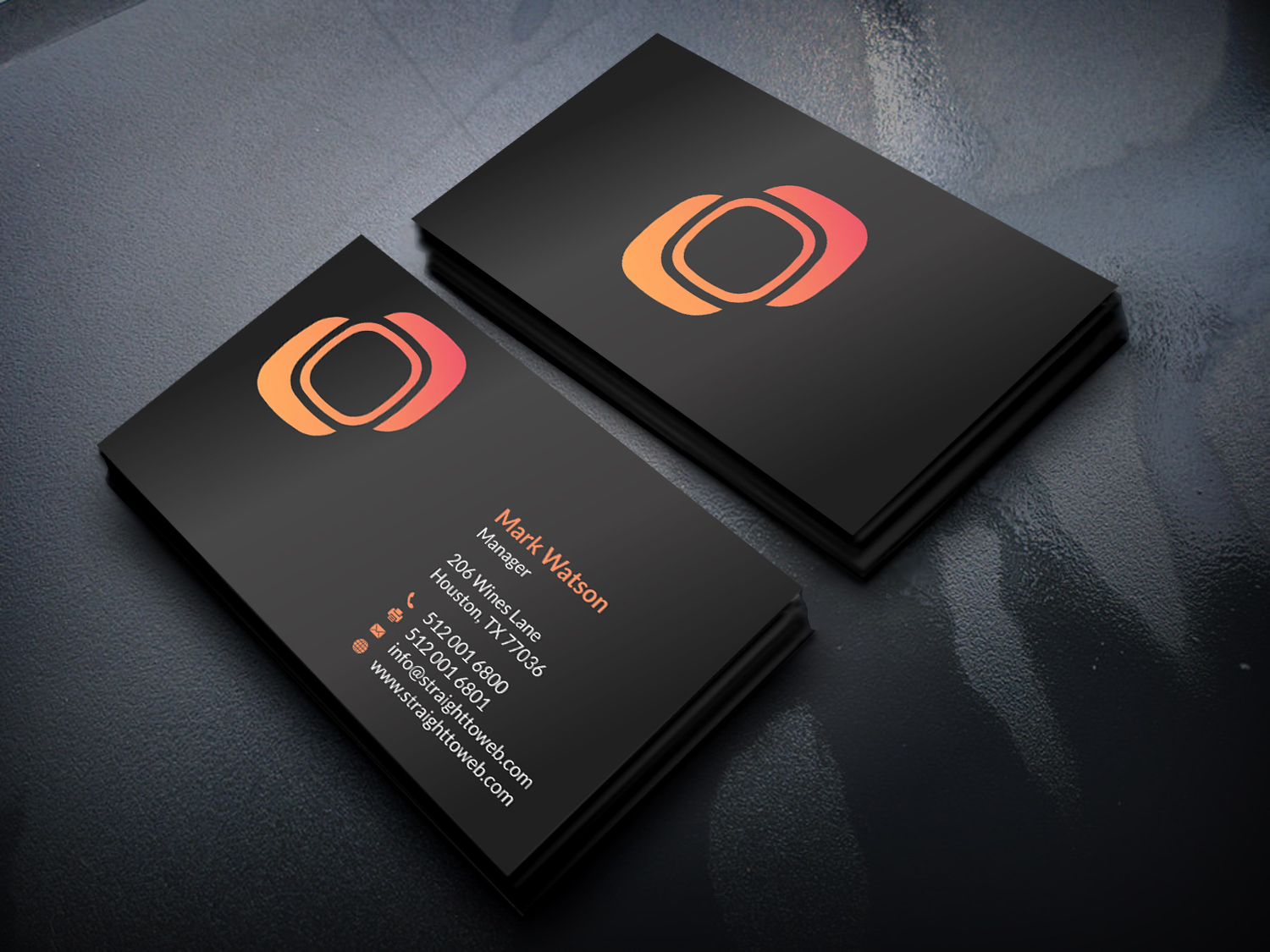 Visitenkarten-Design von SKYdesign für Straight To Web LLC | Design #16709599