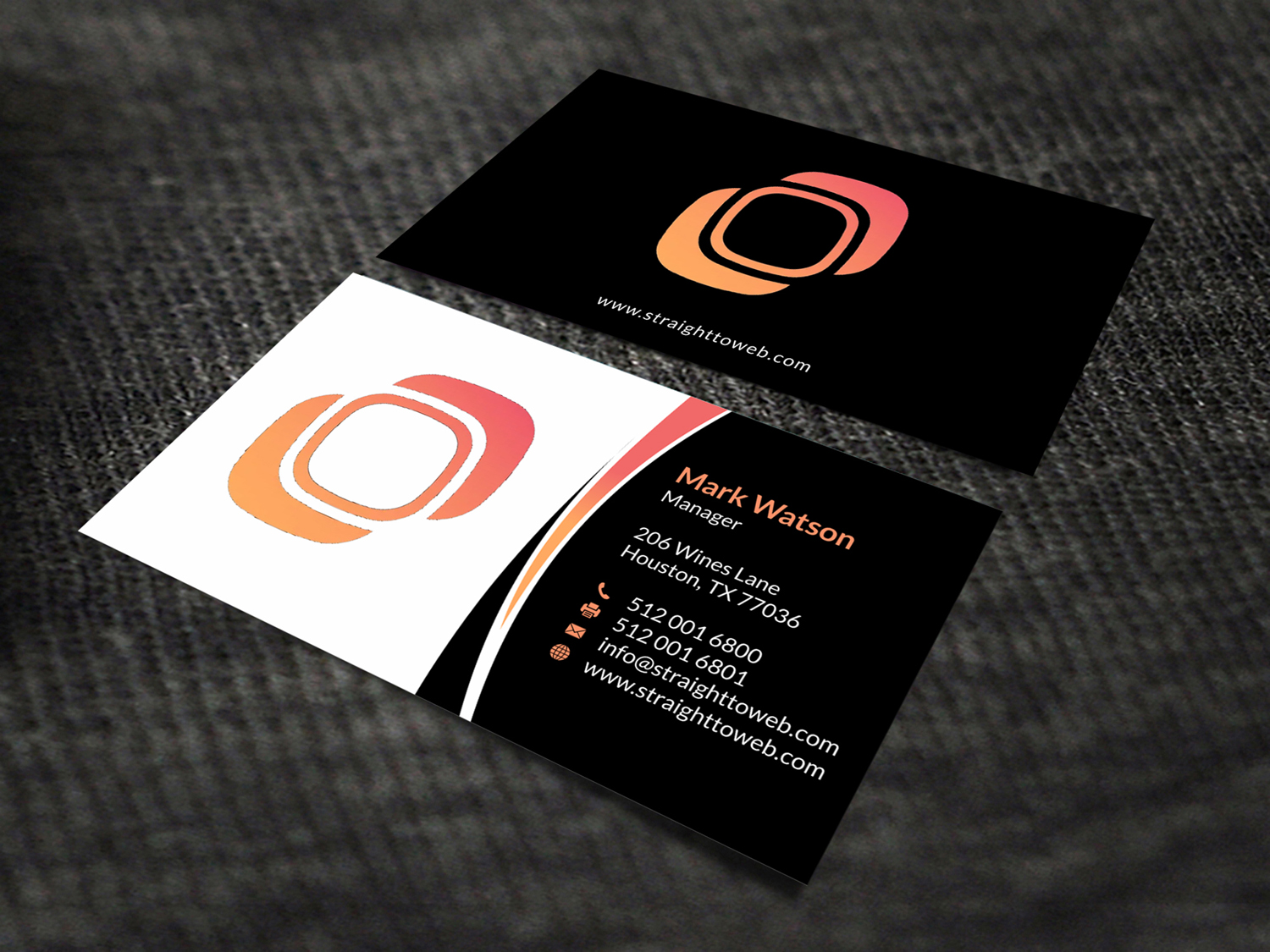 Design de Carte de Visite par SKYdesign pour Straight To Web LLC | Design #16709620