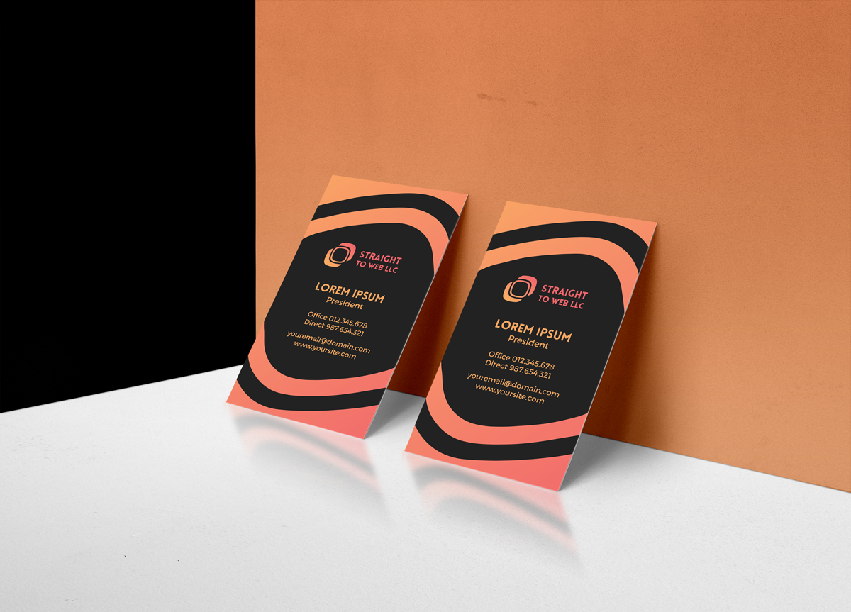 Visitenkarten-Design von JK18 für Straight To Web LLC | Design #16707695