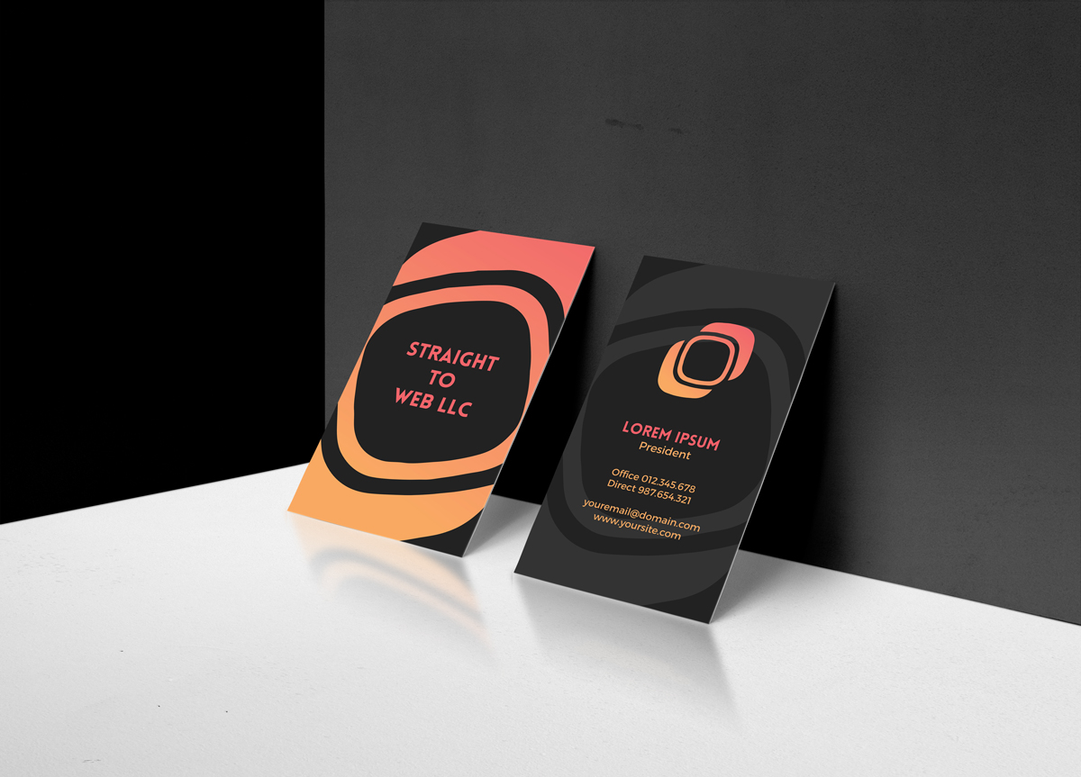 Business Card Design by JK18 for Straight To Web LLC | Design #16707696