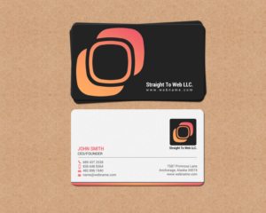 Visitenkarten-Design von chandrayaan.creative für Straight To Web LLC | Design #16648253