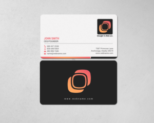 Visitenkarten-Design von chandrayaan.creative für Straight To Web LLC | Design: #16648264