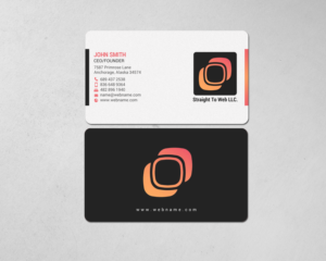 Business Card Design by chandrayaan.creative for Straight To Web LLC | Design: #16648266