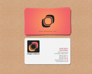 Business Card Design by chandrayaan.creative for Straight To Web LLC | Design: #16648282