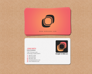Business Card Design by chandrayaan.creative for Straight To Web LLC | Design: #16648285