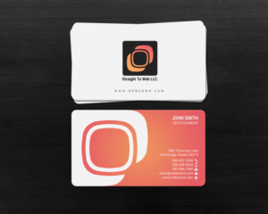 Business Card Design by chandrayaan.creative for Straight To Web LLC | Design: #16657829