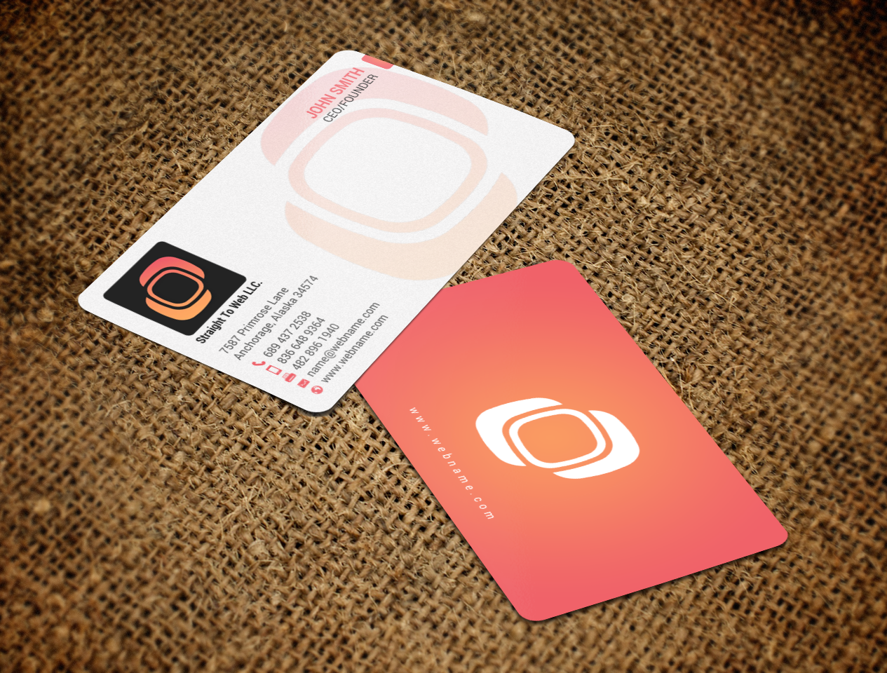 Business Card Design by chandrayaan.creative for Straight To Web LLC | Design #16657911