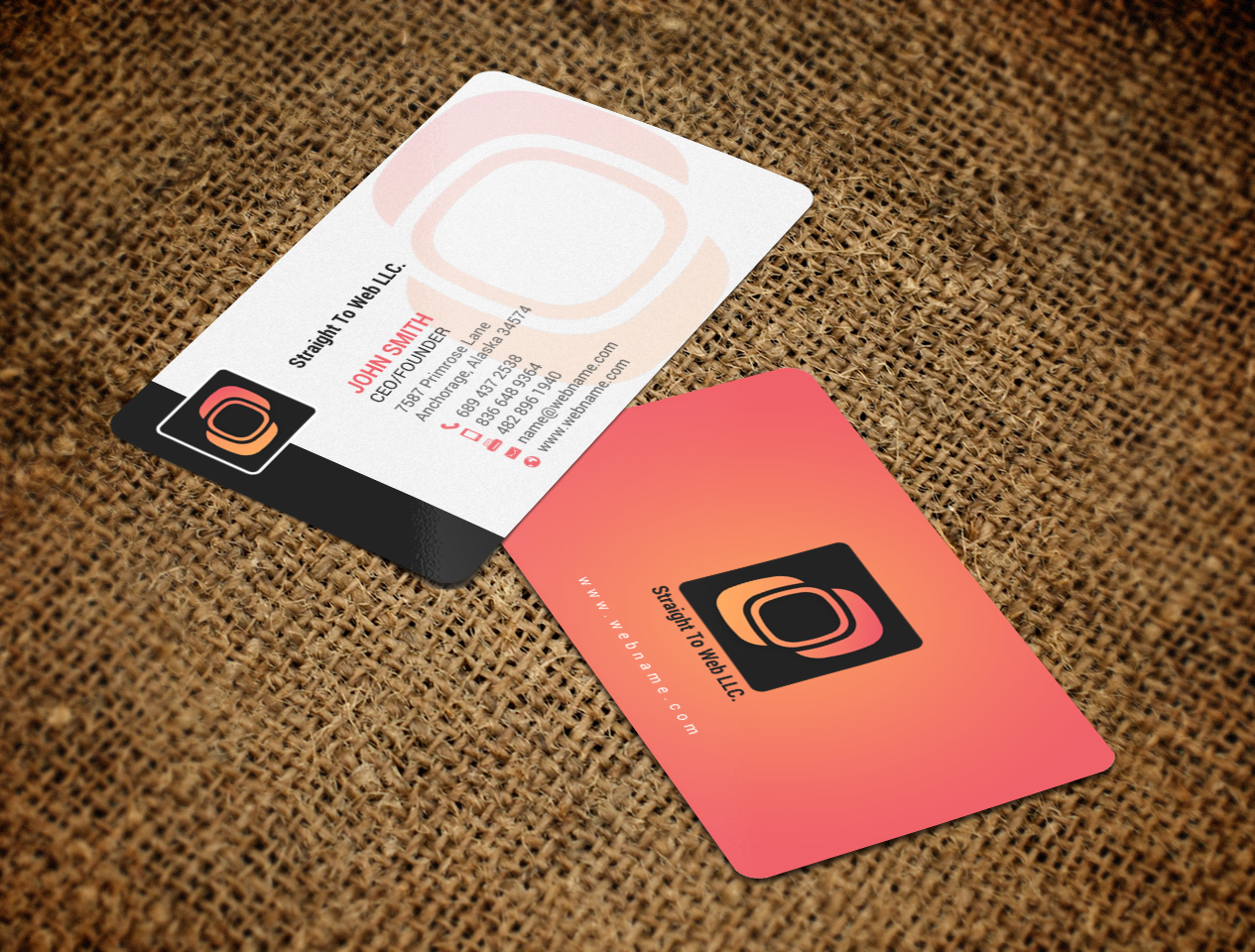 Business Card Design by chandrayaan.creative for Straight To Web LLC | Design #16657913