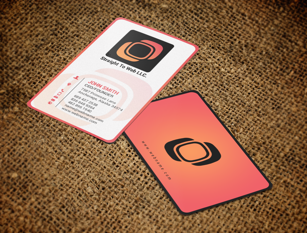 Business Card Design by chandrayaan.creative for Straight To Web LLC | Design #16658630