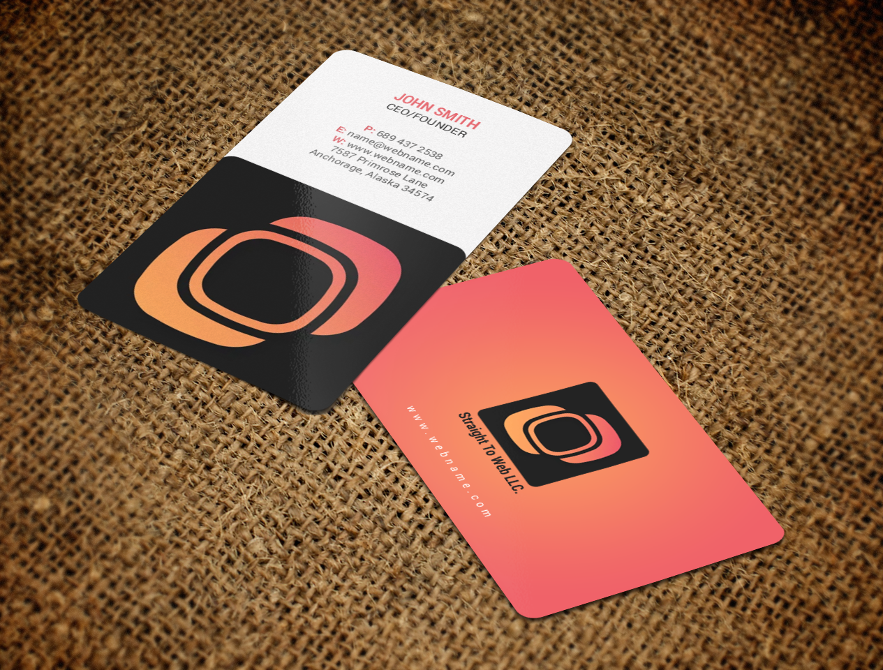 Business Card Design by chandrayaan.creative for Straight To Web LLC | Design #16658696