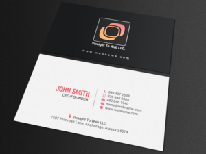 Business Card Design by chandrayaan.creative for Straight To Web LLC | Design: #16658699