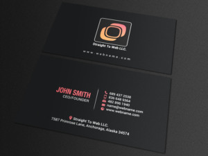 Business Card Design by chandrayaan.creative for Straight To Web LLC | Design: #16658700