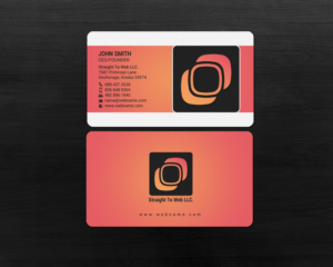 Business Card Design by chandrayaan.creative for Straight To Web LLC | Design: #16658764