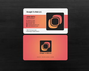Business Card Design by chandrayaan.creative for Straight To Web LLC | Design: #16658765