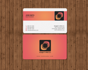 Business Card Design by chandrayaan.creative for Straight To Web LLC | Design: #16658841
