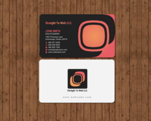 Business Card Design by chandrayaan.creative for Straight To Web LLC | Design: #16658984