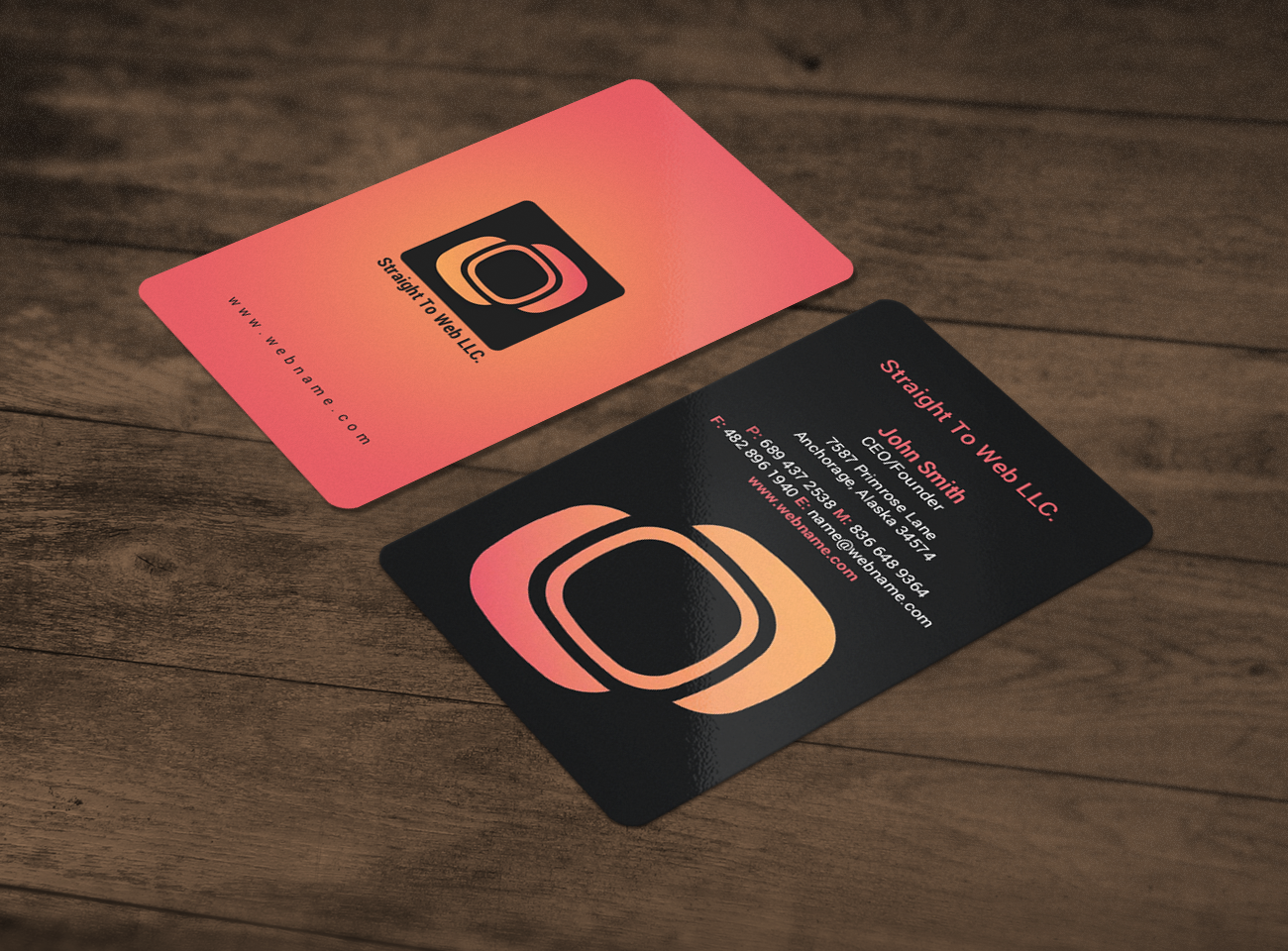 Business Card Design by chandrayaan.creative for Straight To Web LLC | Design #16659312
