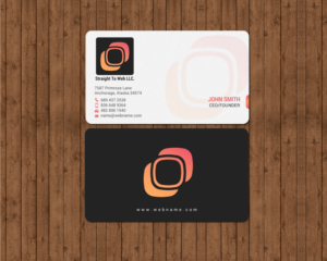 Visitenkarten-Design von chandrayaan.creative für Straight To Web LLC | Design: #16659316