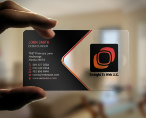 Visitenkarten-Design von chandrayaan.creative für Straight To Web LLC | Design: #16659441