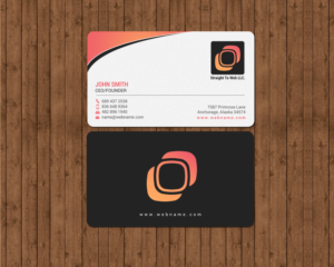 Visitenkarten-Design von chandrayaan.creative für Straight To Web LLC | Design: #16659460