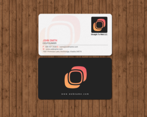 Visitenkarten-Design von chandrayaan.creative für Straight To Web LLC | Design: #16659461