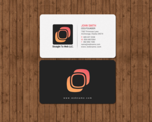 Visitenkarten-Design von chandrayaan.creative für Straight To Web LLC | Design: #16659463