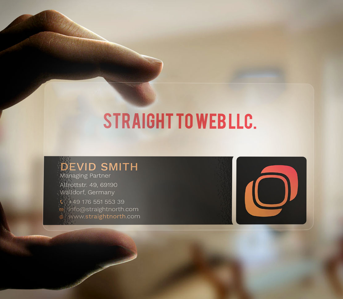 Design de Carte de Visite par Graphic Flame pour Straight To Web LLC | Design #16682711