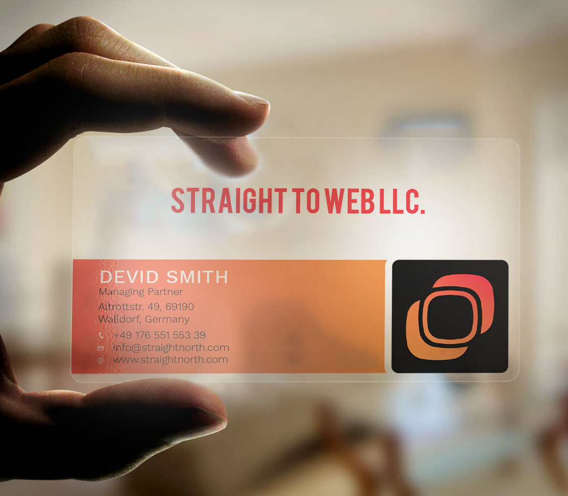 Diseño de Tarjeta de Presentación por Graphic Flame para Straight To Web LLC | Diseño #16682712