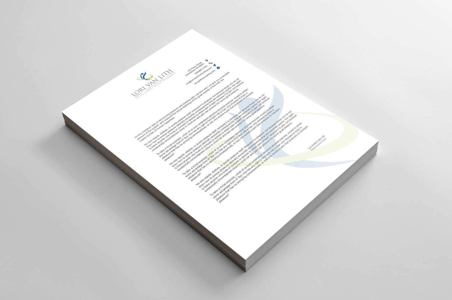 Diseño de Logo por DesignDUO para Lori Van Lith Consulting | Diseño #16773616