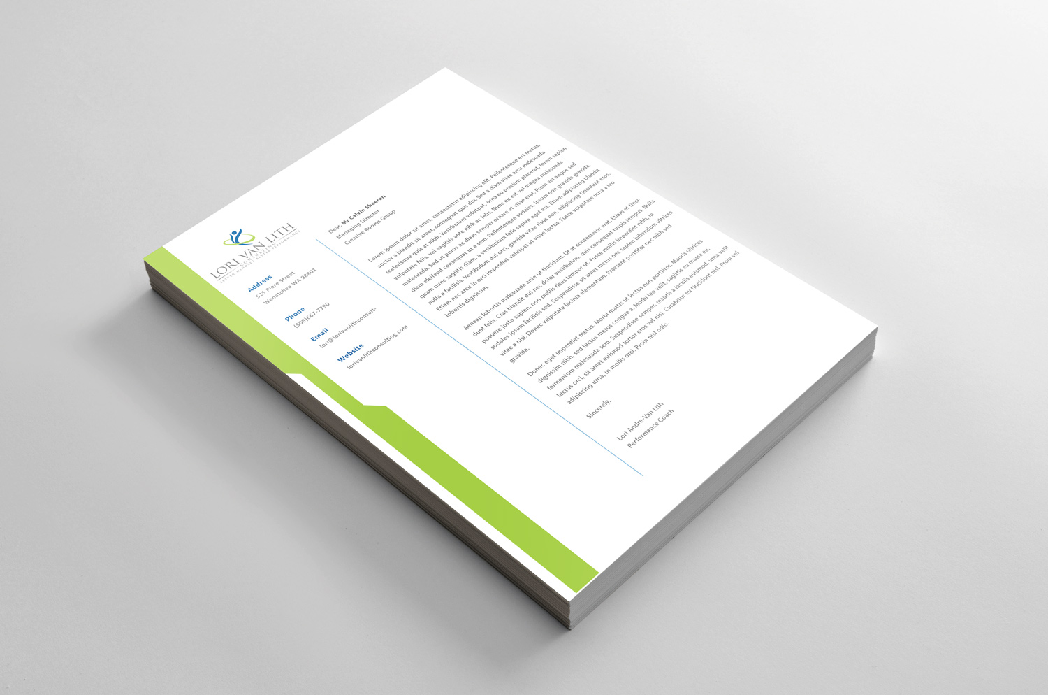 Diseño de Logo por DesignDUO para Lori Van Lith Consulting | Diseño #16773621