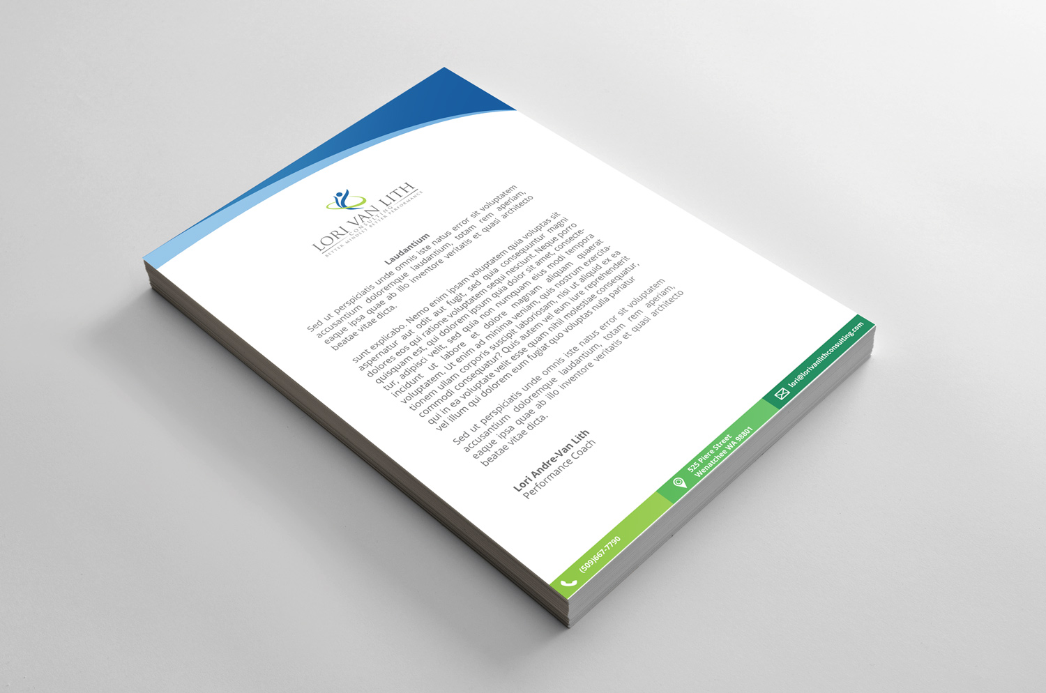 Diseño de Logo por DesignDUO para Lori Van Lith Consulting | Diseño #16773622