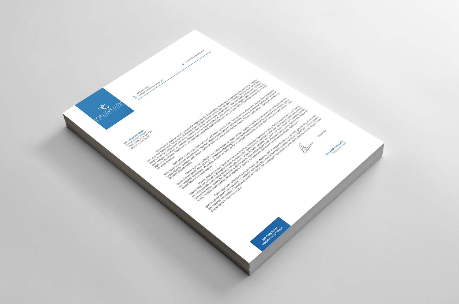 Diseño de Logo por DesignDUO para Lori Van Lith Consulting | Diseño #16773623
