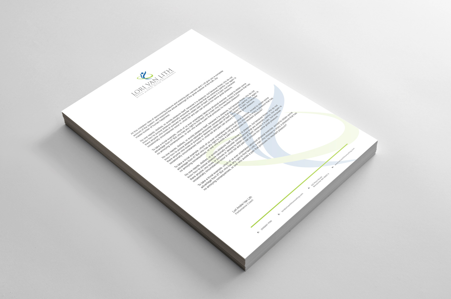 Diseño de Logo por DesignDUO para Lori Van Lith Consulting | Diseño #16789537