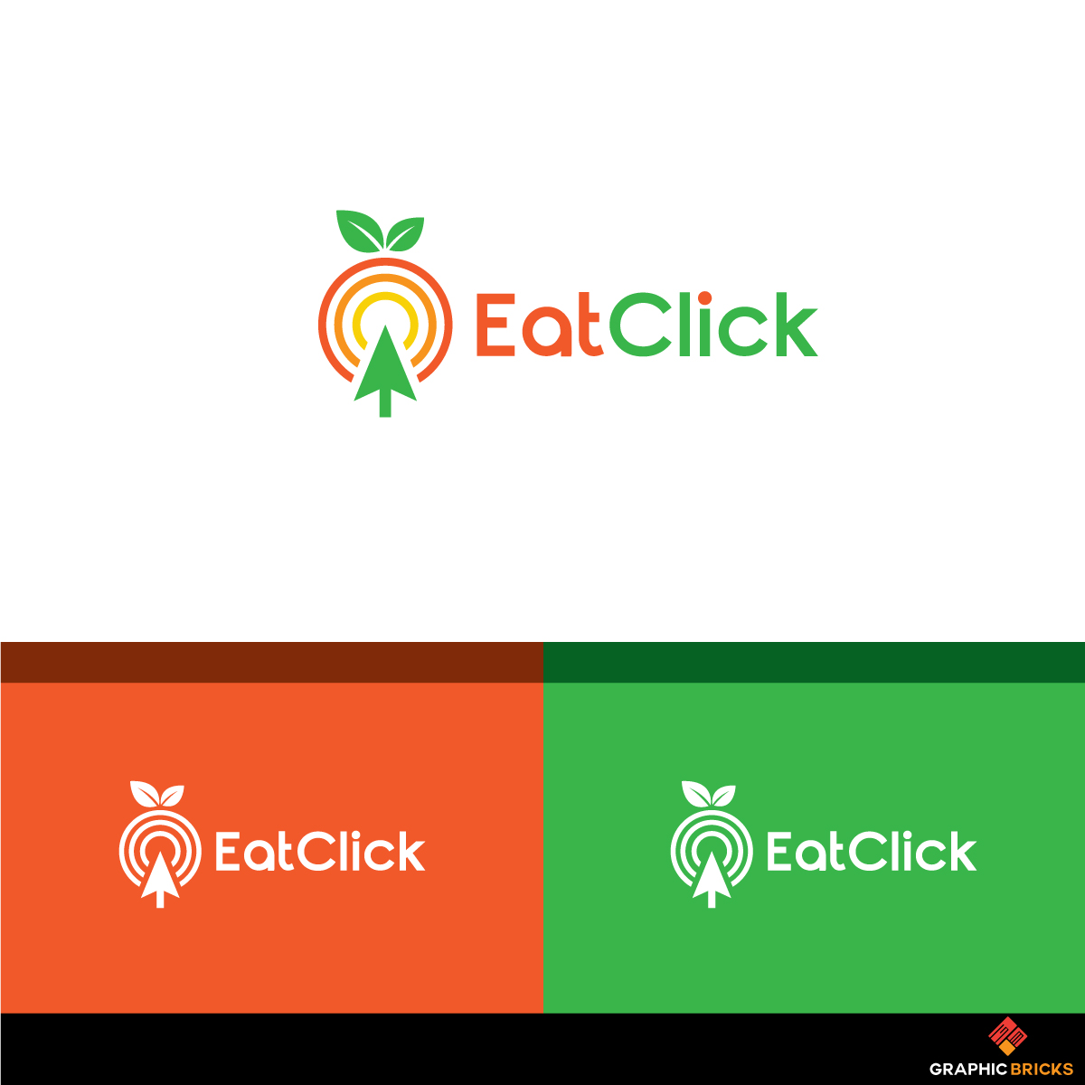 Logo Design by Graphic Bricks for EatClick | Design #16725338