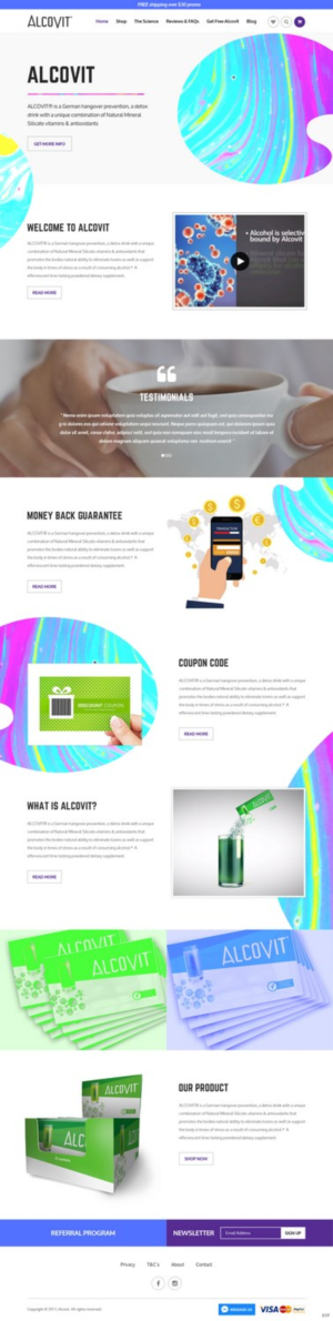 Wordpress Design by pb for Digi_Vest | Design: #16618212