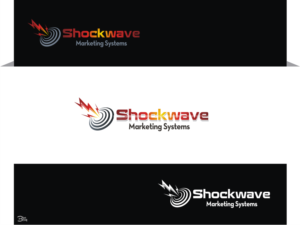 Logo Design by Blueberry for Shockwave Marketing Systems | Design: #16609842