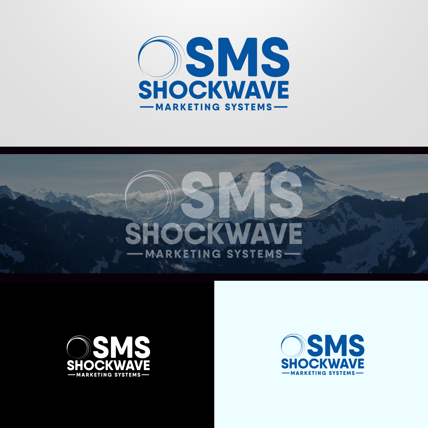 Logo Design by Aliza Creative for Shockwave Marketing Systems | Design #16618269