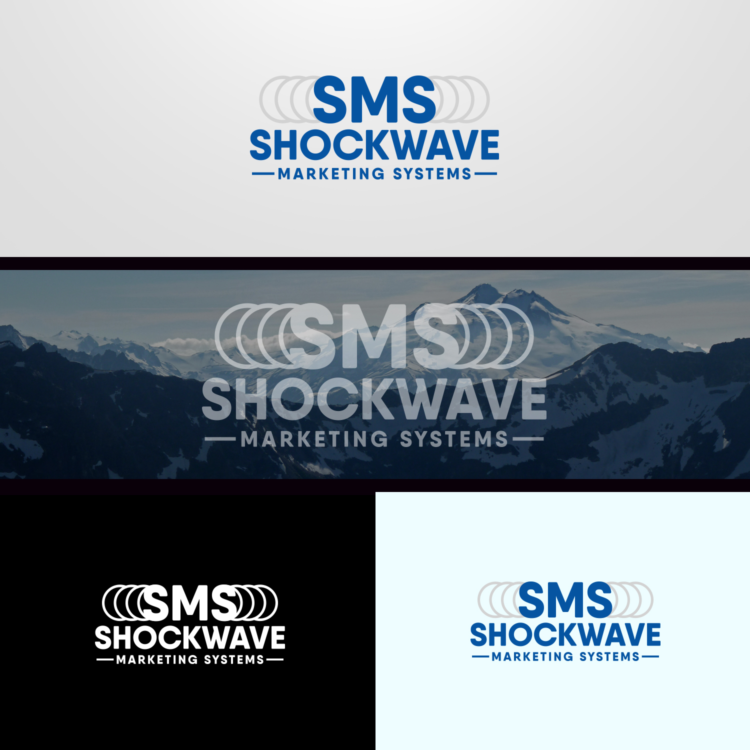 Logo Design by Aliza Creative for Shockwave Marketing Systems | Design #16624492