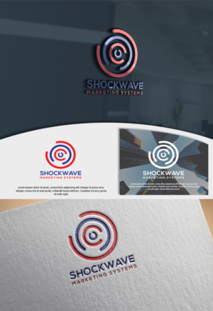 Logo Design by Renewable for Shockwave Marketing Systems | Design: #16619381