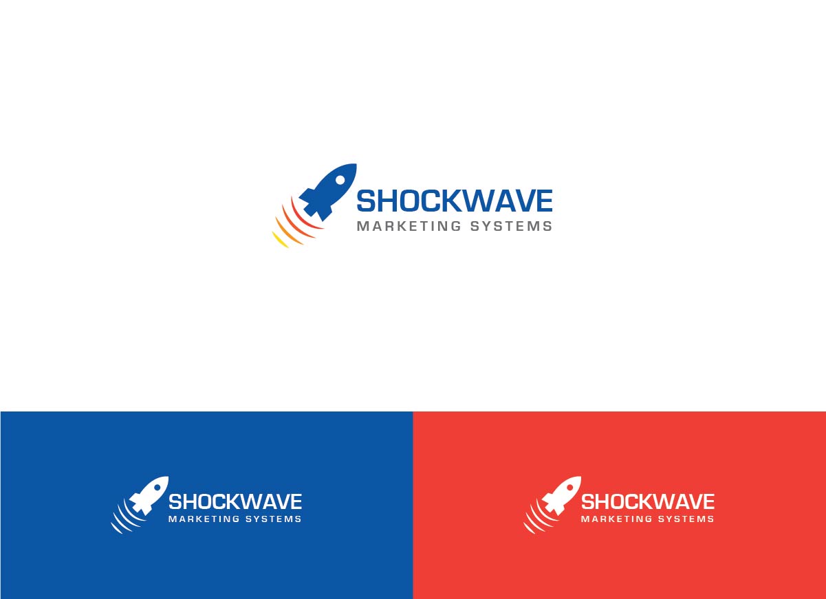 Logo Design by Muhammad Imran 3 for Shockwave Marketing Systems | Design #16612327