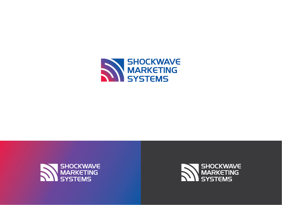 Logo Design by Muhammad Imran 3 for Shockwave Marketing Systems | Design #16619463