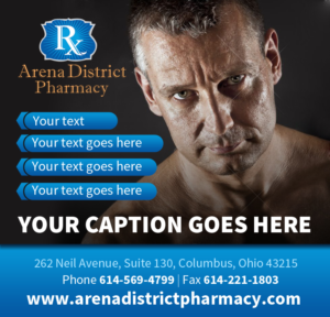 1/4 page advertisement for print and digital media focusing on low testosterone and libido | Advertisement Design by Gfx.26™